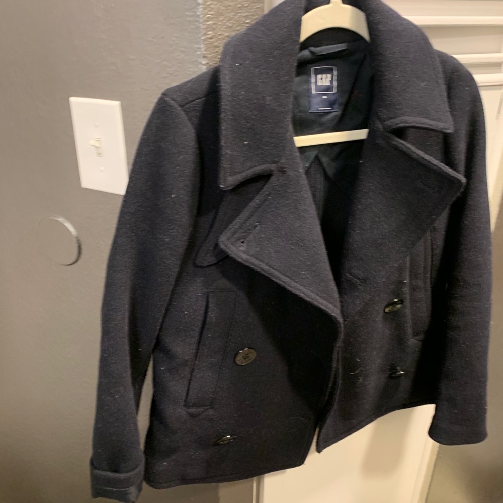 Gap Wool pea coat navy